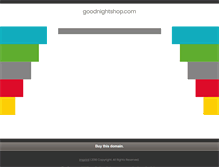 Tablet Screenshot of goodnightshop.com
